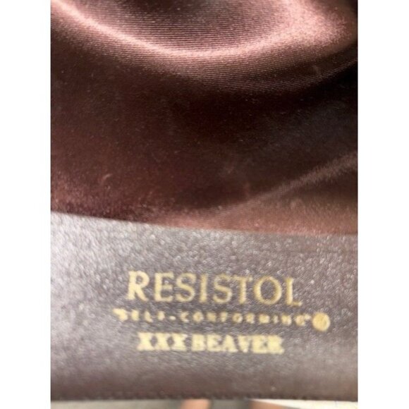 Resistol 7 1/8 XX Beaver Felt Cowboy Hat Western Style Brown - Picture 6 of 9